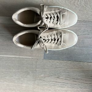 Vince Benfield Leather Platform Sneakers